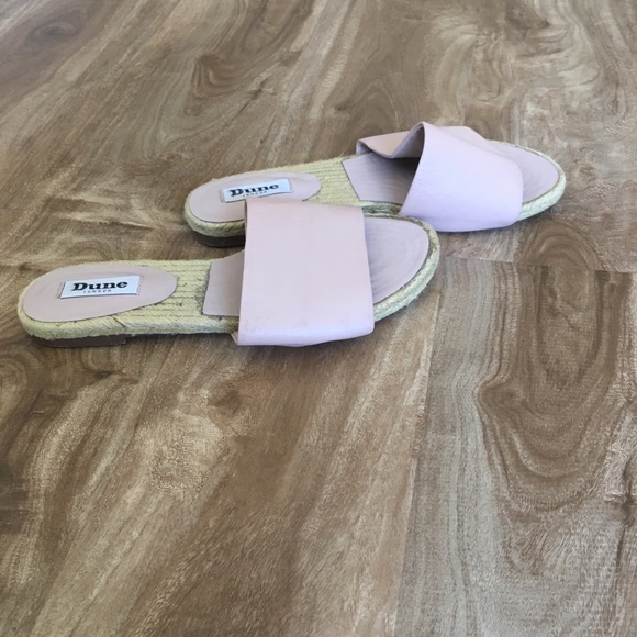 London Dune Pink Woven Slides - Picture 2 of 2